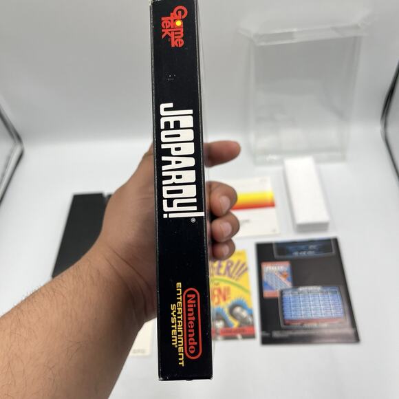 Jeopardy! Nintendo Entertainment System 1988 NES Complete w/Manual Near Mint - Picture 14 of 16